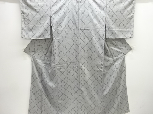 JAPANESE KIMONO / TSUMUGI / WOVEN MATSUKAWABISHI